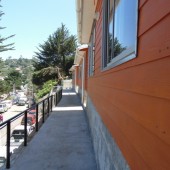 Balcón extenso en altura